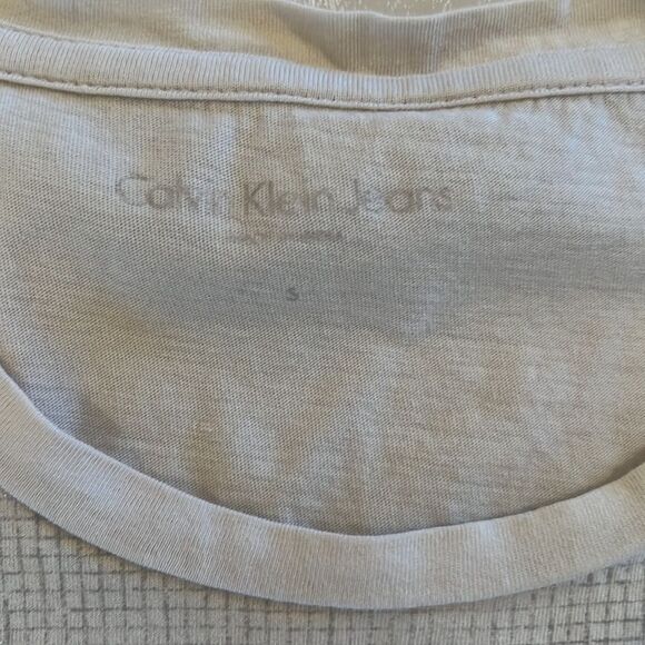 Silver Sparkle Calvin Klein Top Size Small - Picture 7 of 8